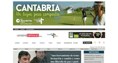 Desktop Screenshot of cantabria24horas.com